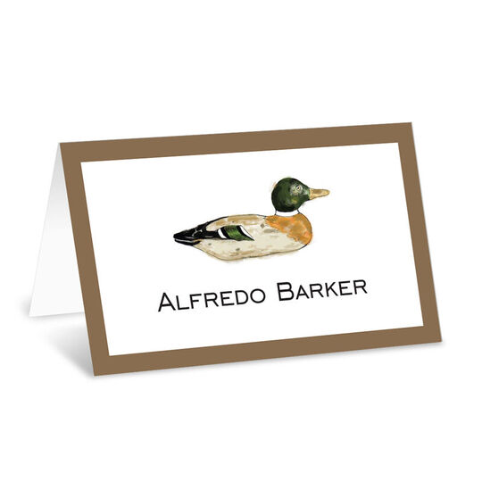 Mallard Duck Folded Enclosure Cards